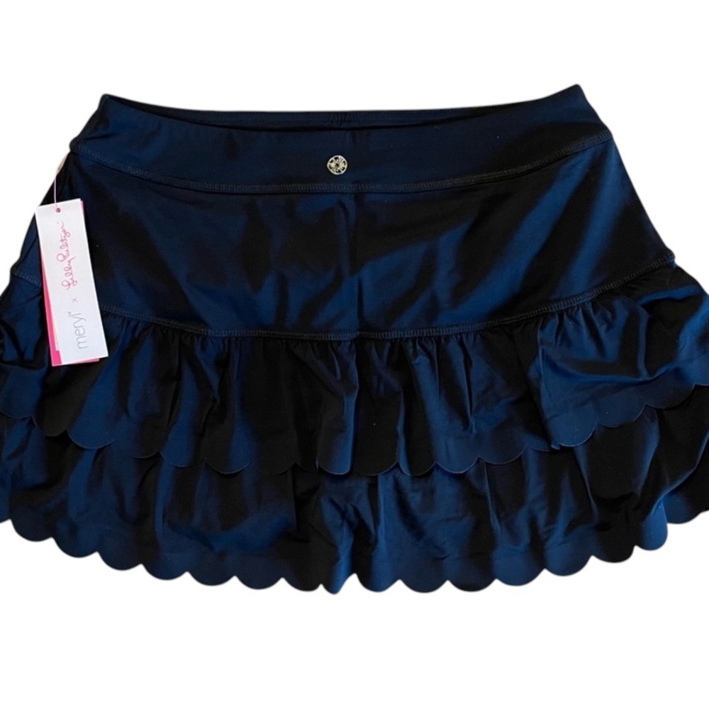 New Lilly Pulitzer Miesha Skort - Onyx - Picture 6 of 7